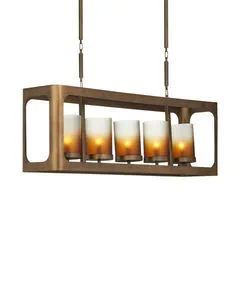 Product Image 1 for Tenebroso Rectangular Chandelier from Currey & Company