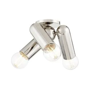Product Image 1 for Lolly Polished Nickel 3-Light Flush Mount from Mitzi