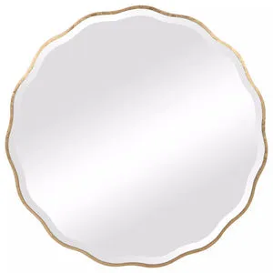 Product Image 3 for Uttermost Aneta Gold Round Mirror from Uttermost