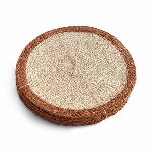 Product Image 1 for Jute Coil Round Placemats, Set Of 8 from Napa Home And Garden