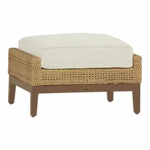 Product Image 1 for Peninsula Mahogany Woven Ottoman from Summer Classics