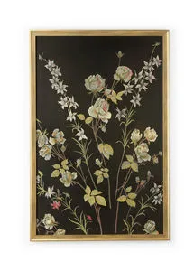 Product Image 1 for Fleurs En Noir Artwork from Chelsea House