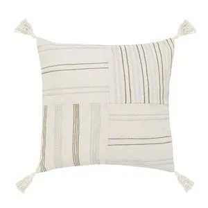 Product Image 1 for Apana Beige Linen Blend Woven Throw Pillow from Classic Home