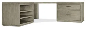Product Image 1 for Linville Falls Corner Desk with Lateral File and Open Desk Cabinet from Hooker Furniture