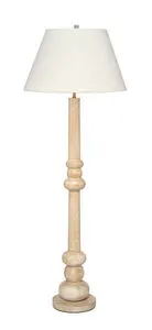Product Image 1 for Augustine White Washed Wood Floor Lamp from Jamie Young