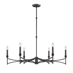 Product Image 1 for Gardner Chandelier in Champagne Mist from Savoy House 