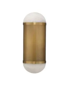 Product Image 1 for Remedy Wall Sconce in Alabaster and Antique Brass from Jamie Young