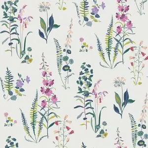 Product Image 1 for Laura Ashley Meadowvale Sprigs Violet Wallpaper from Graham & Brown