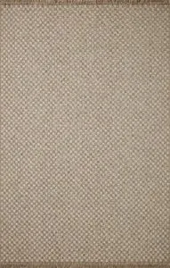 Product Image 1 for Dawn Organic Modern Natural Checkered Fringe 5'1" x 7'7" Rug from Loloi