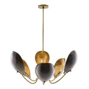 Product Image 4 for Savo Black Bronze Brass Chandelier from Arteriors