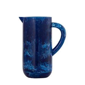 Product Image 1 for Blue Resin Pitcher from BIDKHome
