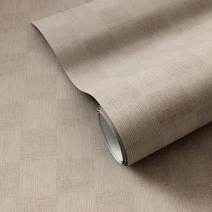 Product Image 1 for Checkers Taupe II Wallpaper by Getty Images from Four Hands