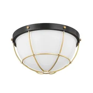 Product Image 1 for Holkham 2-Light Distressed Bronze Flush Mount from Hudson Valley