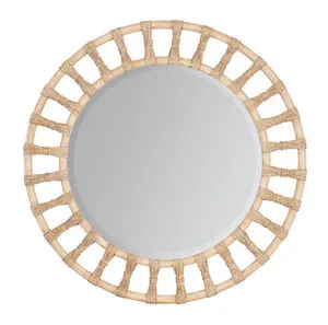 Product Image 1 for Retreat Pole Rattan Accent Mirror from Hooker Furniture