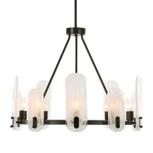 Product Image 1 for Ellipse 10 Light Dark Bronze Chandelier from Uttermost