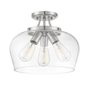 Product Image 1 for Octave 3 Light Semi Flush Mount from Savoy House 