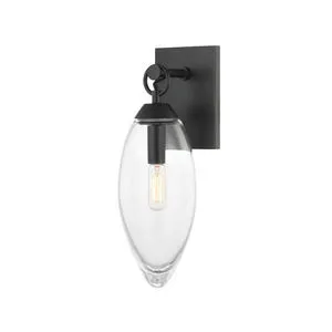 Product Image 1 for Nantucket 1-Light Wall Sconce - Black Brass from Hudson Valley