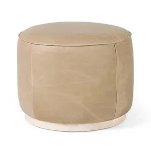 Product Image 1 for Sinclair Round Ottoman from Four Hands
