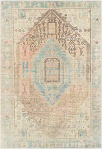 Product Image 2 for Alanya Denim Blue / Peach Rug from Surya