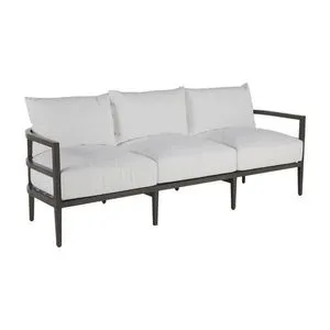 Product Image 9 for Santa Barbara Slate Gray Aluminum Sofa from Summer Classics
