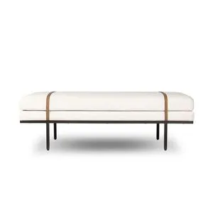 Product Image 1 for Harris Crypton Nomad Snow Accent Bench from Four Hands