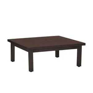 Product Image 2 for Club Aluminum Mahogany Square Coffee Table from Summer Classics