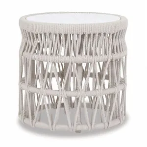 Product Image 1 for Dana End Table with Honed Carrara Marble Top from Sunset West