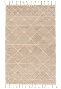 Product Image 1 for Nikki Chu by Rhea Handmade Trellis Tan / Ivory Rug 8' x 10' from Jaipur 