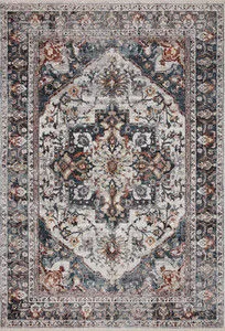 Product Image 2 for Samra Ivory / Denim Rug from Loloi