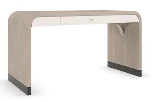 Product Image 1 for Beige Wood Modern Free Fall Desk from Caracole