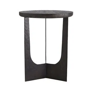 Product Image 1 for Dustin Black Mango Wood Accent Table from Arteriors