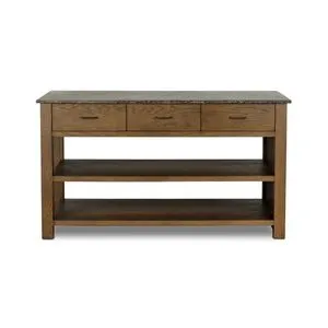 Product Image 1 for Divina Warm Grey Marble Kitchen Island from Four Hands