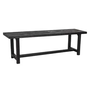 Product Image 1 for Asher Black Acacia Dining Bench from Creative Co-Op