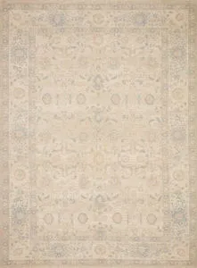 Product Image 2 for Priya Natural / Blue Rug from Loloi