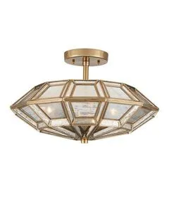 Product Image 1 for Valentina Semi-Flush Mount from Currey & Company