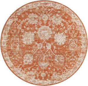Product Image 1 for Avant Garde Woven Brick Red / Olive Rug - 7'10" Round from Surya