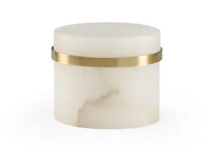 Product Image 1 for Marble Round Jewel Box from Chelsea House