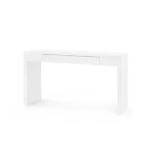 Product Image 1 for Morgan Large White Wooden Console Table from Villa & House