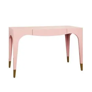 Product Image 2 for Tapered Leg, One Drawer Desk With Antique Brass from Worlds Away