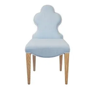 Product Image 1 for Clover Back Upholstered Performance Fabric Dining Chair from Worlds Away