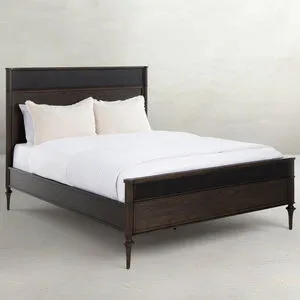 Product Image 1 for Andrea Bed Dark Stained Oak Queen from Gabby