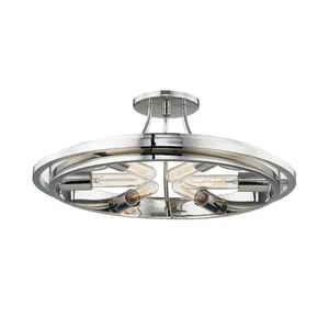 Product Image 1 for Chambers 6 Light Flush Mount from Hudson Valley