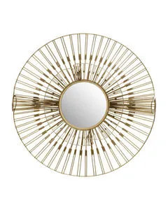 Product Image 1 for Ruche Round Mirror from Currey & Company