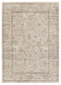 Product Image 1 for Camille Updated Traditional Floral Gray/ Brown Rug - 4' x 5'2" from Jaipur 