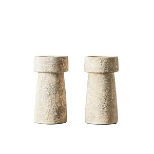 Product Image 1 for Candle Holder Eris Rustic Sand from BIDKHome