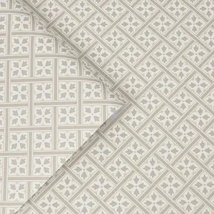 Product Image 1 for Laura Ashley Mr Jones Dove Grey Geometric Wallpaper from Graham & Brown