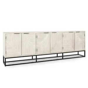 Product Image 1 for Flint Six-Door Mango Wood Sideboard from Classic Home Furnishings