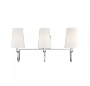 Product Image 3 for Cameron 
 Polished Nickel 3 Light Bath from Savoy House 