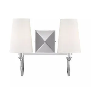 Product Image 3 for Cameron 
 Polished Nickel 2 Light Bath from Savoy House 