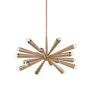Product Image 1 for Keanu 18 Light Patina Brass Chandelier from Troy Lighting